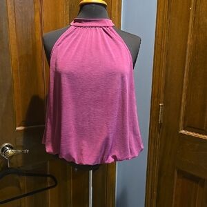 Women's Pink Halter Top